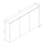 Badkamermeubelset Sanimar Murcia 120 cm Inclusief, Huis en Inrichting, Badkamer | Badkamermeubels, Ophalen of Verzenden, Nieuw