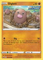 Diglett 076/198 Chilling Reign, Ophalen of Verzenden, Nieuw, Losse kaart, Foil
