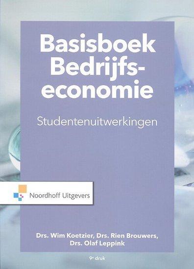 9789001889197 | Basisboek bedrijfseconomie-studentenuitwe..., Boeken, Studieboeken en Cursussen, Verzenden