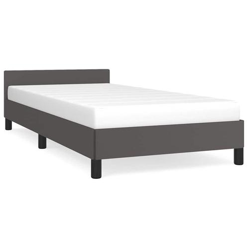Bedframe Grijs 90x200: Luxe voor Weinig! | Retourdeal, Huis en Inrichting, Slaapkamer | Bedden, 90 cm, 200 cm, Grijs, Nieuw, Stof