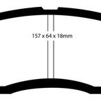 EBC 15-21 Subaru WRX 2.5L (Excl 2022 Models) Bluestuff Front, Ophalen of Verzenden, Nieuw