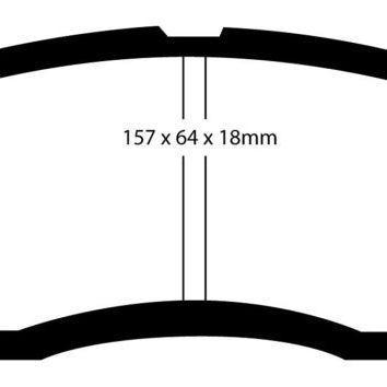 EBC 15-21 Subaru WRX 2.5L (Excl 2022 Models) Bluestuff Front, Auto-onderdelen, Remmen en Aandrijving, Ophalen of Verzenden