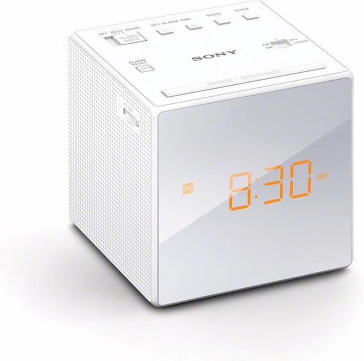 Sony ICF-C1 - Wekkerradio - Wit, Witgoed en Apparatuur, Wekkers, Nieuw, Verzenden