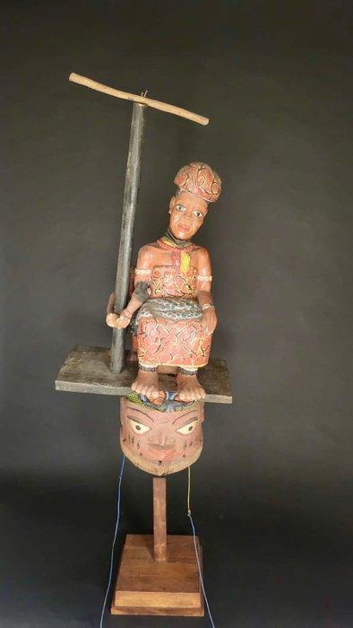 Masker - gueledé Yoruba - Nigeria, Antiek en Kunst, Kunst | Niet-Westerse kunst