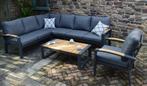 Costa Rica hoek loungeset 6 delig aluminium antraciet, Ophalen of Verzenden, Nieuw, Aluminium