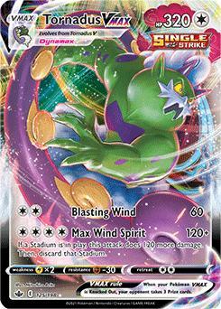 Tornadus Vmax 125/198 Chilling Reign, Hobby en Vrije tijd, Verzamelkaartspellen | Pokémon, Losse kaart, Nieuw, Foil, Ophalen of Verzenden