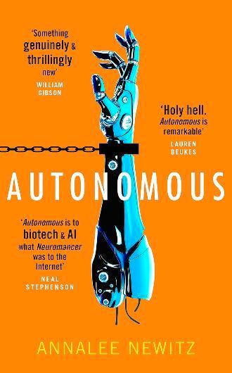 Autonomous - Annalee Newitz - paperback, Boeken, Taal | Engels, Gelezen, Fictie, Ophalen of Verzenden
