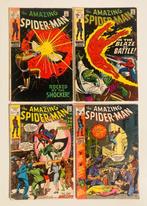 The Amazing Spider-Man #72, #77, #91, #96 - 4 Comic - Eerste, Nieuw