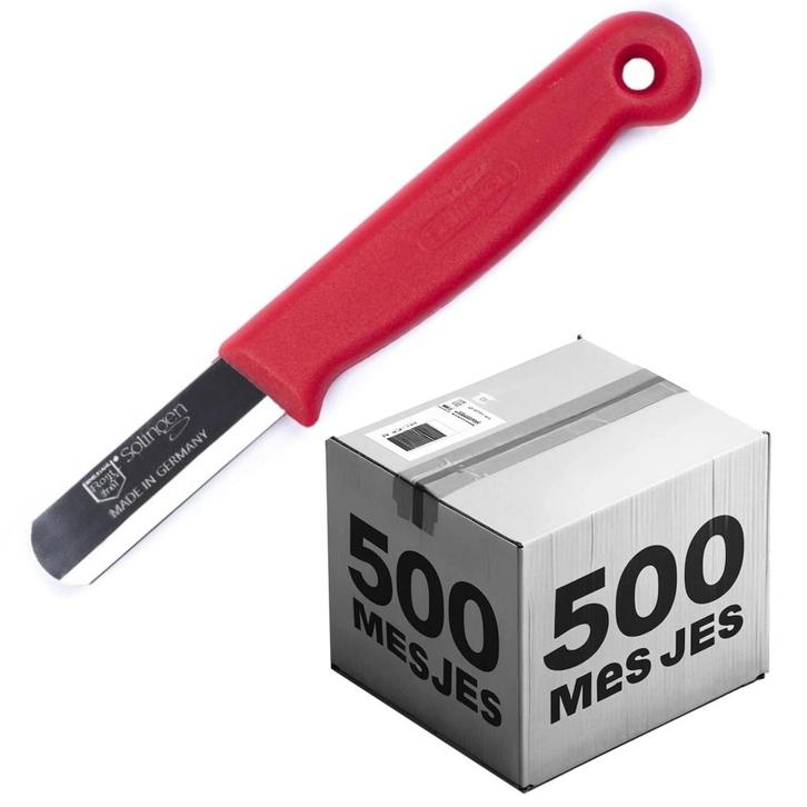 Solingen Bandstaal Mes – HACCP – Rood – RVS Lemmet 40, Huis en Inrichting, Keuken | Bestek, Los bestek, Nieuw, Rvs of Chroom, Ophalen of Verzenden