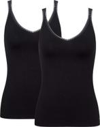Sloggi Maat L GO Spaghetti Top 2-pack Zwart, Verzenden