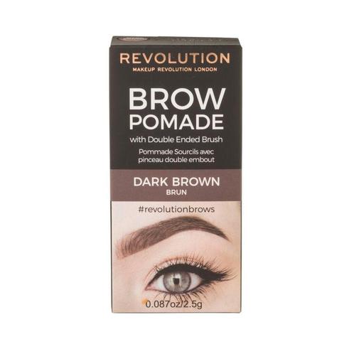 Revolution Dark Brown Brow Pomade, Sieraden, Tassen en Uiterlijk, Uiterlijk | Cosmetica en Make-up, Nieuw, Verzenden