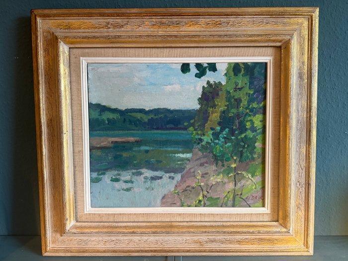 Leo Deck (1908-1997) - Am Wohlensee, Antiek en Kunst, Kunst | Schilderijen | Klassiek