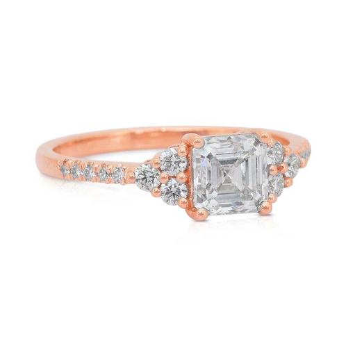 Ring - 18 karaat Roségoud - 1.33ct. tw. Diamant (Natuurlijk), Sieraden, Tassen en Uiterlijk, Ringen