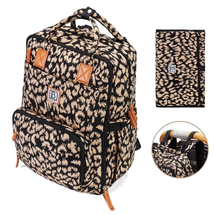 Brisby Slijtvaste Luiertas – Verzorgingstas SET - LEO, Kinderen en Baby's, Luiertassen, Rugzak, Nieuw, Ophalen of Verzenden