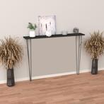 [en.casa] Console tafel Kokemäki met pinpoten 82x120x18 cm z, Huis en Inrichting, Verzenden, Nieuw