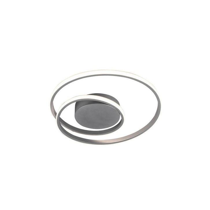 Taupe plafonniere Sassandra, metaal, modern, 22 watt, Huis en Inrichting, Lampen | Plafondlampen, Nieuw, Metaal, Ophalen of Verzenden