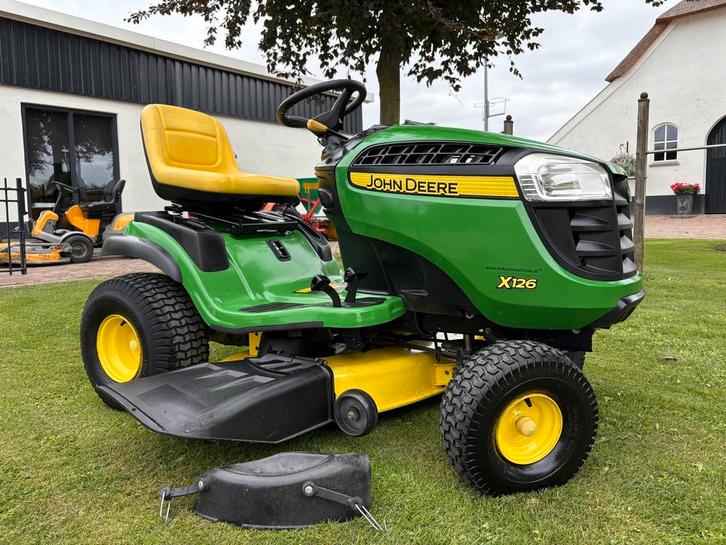 John Deere X126, Tuin en Terras, Zitmaaiers, Gebruikt, Ophalen