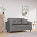 vidaXL Tweezitsbank met kussens 120 cm microvezelstof, Verzenden, 150 tot 200 cm, Stof, Nieuw