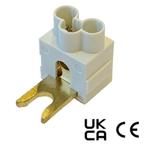 Sep aansluitklem vork 3 x 16mm² grijs - FT3-16-F, Ophalen of Verzenden, Nieuw