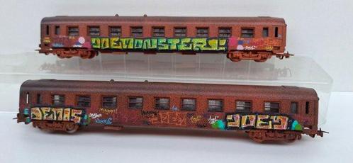 Jouef H0 - Modeltrein personenwagen (2) - Koetsen met, Hobby en Vrije tijd, Modeltreinen | H0