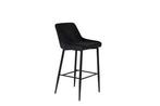 Barkruk - 75 cm - Ellis - Zwart - Microvezel - Jörn, Huis en Inrichting, Verzenden, Nieuw
