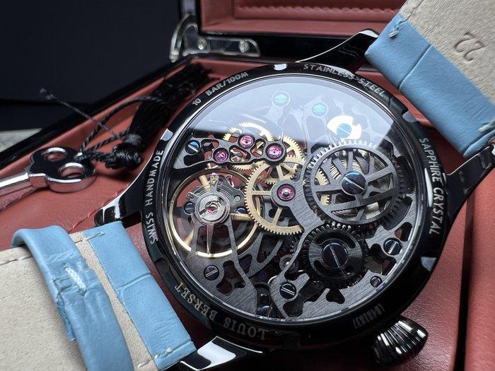 Louis Berset - Swiss Handmade - Skeleton - L004387 - Heren -, Sieraden, Tassen en Uiterlijk, Horloges | Heren