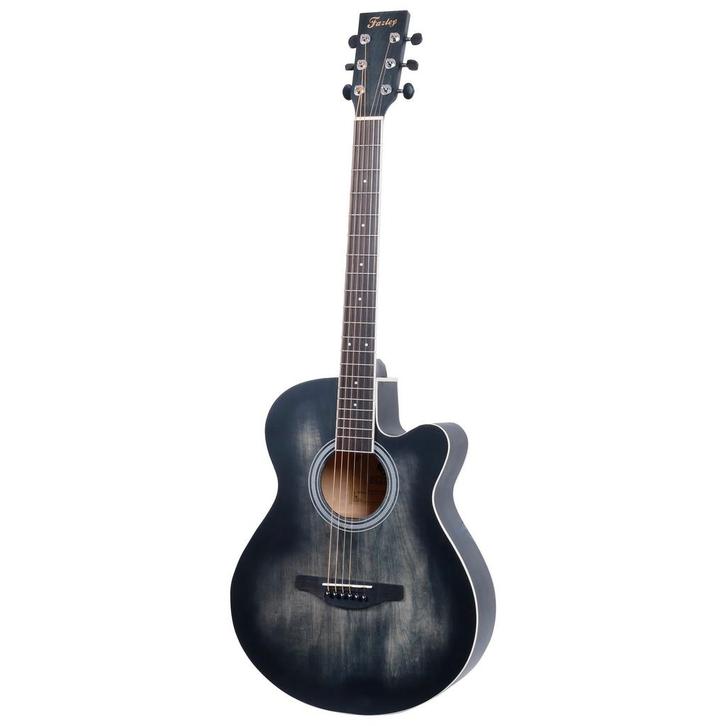 Fazley W55-COL-BK ColourTune western gitaar zwart, Muziek en Instrumenten, Snaarinstrumenten | Gitaren | Akoestisch, Verzenden