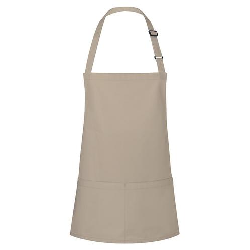 GGM Gastro | KARLOWSKY | Slabbenschort Kort Basic - Zand |, Huis en Inrichting, Keuken | Textiel, Overige kleuren, Nieuw, Schort