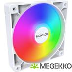 Montech GF120 PWM ARGB 120mm Wit, Computers en Software, Computerkoelers, Verzenden, Nieuw