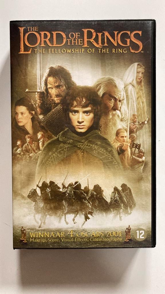 THE LORD OF THE RINGS: THE FELLOWSHIP OF THE RING (VHS), Cd's en Dvd's, VHS | Film, Gebruikt, Verzenden