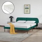 Gestoffeerd bed Porvoo met bedbodem en matras 160x200 cm don, Huis en Inrichting, Slaapkamer | Bedden, Verzenden, Nieuw