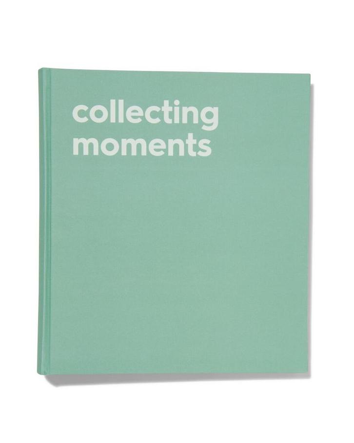 HEMA Fotoboek 32.5x29 linnen groen, Computers en Software, Overige Computers en Software, Nieuw, Verzenden