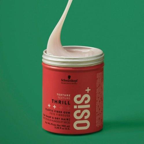 Schwarzkopf OSiS+ Texture Thrill Elastic Fiber Gum - 100ml, Sieraden, Tassen en Uiterlijk, Uiterlijk | Haarverzorging, Gel, Wax, Haarlak of Mousse