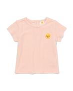 HEMA Baby T-shirt bastof lichtroze, Verzenden, Nieuw