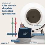 Revo-loo One automatische Kattenbak Zelfreinigend -, Dieren en Toebehoren, Katten-accessoires, Ophalen of Verzenden, Zo goed als nieuw