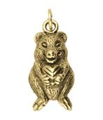Gouden Wallaby - Kangoeroe kettinghanger, Sieraden, Tassen en Uiterlijk, Verzenden, Nieuw