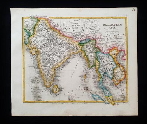 Azië - Oost-Indië / Thailand / Bangkok / India / Sri Lanka /, Boeken, Atlassen en Landkaarten