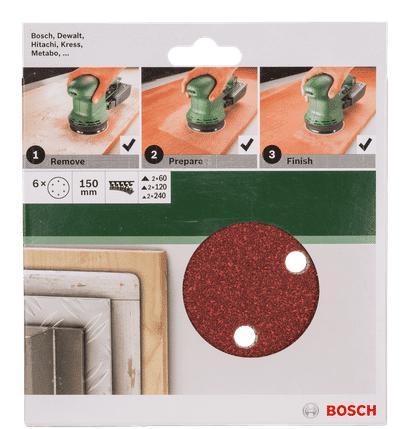 Bosch SLIBEBL EX Ø150MM SÆT HUL 6STK GL, Doe-het-zelf en Verbouw, Gereedschap | Handgereedschap, Nieuw, Ophalen of Verzenden