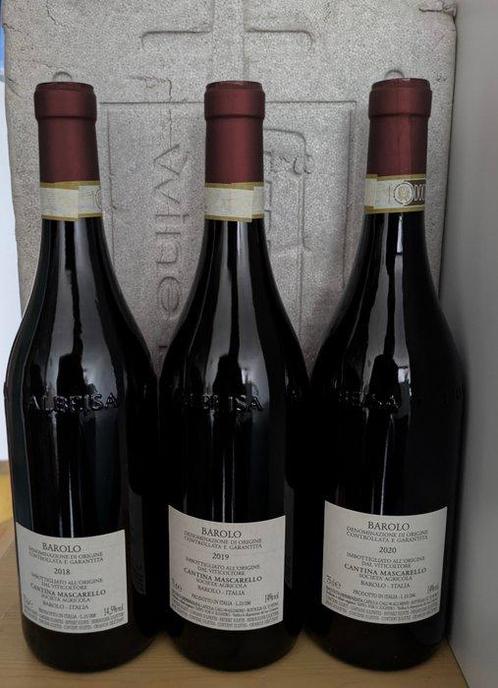 2018 , 2019 & 2020 Bartolo Mascarello - Barolo, Piëmont DOCG, Verzamelen, Wijnen