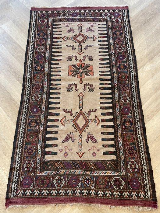 Kilim Soumak - Afghaan - kleurrijk kelim - fijn handgeweven, Huis en Inrichting, Stoffering | Tapijten en Kleden