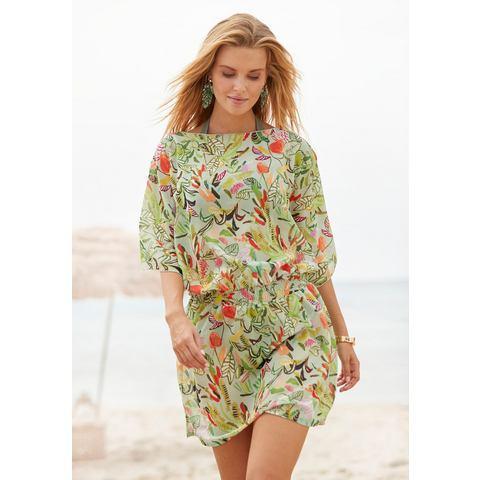 s.Oliver RED LABEL Beachwear Tuniek met bladerenprint,, Kleding | Dames, Blouses en Tunieken, Nieuw, Verzenden