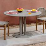 *WOONWINKEL* Kave Home Sedalis Ronde Tuintafel Taupe Alumini, Tuin en Terras, Tuinsets en Loungesets, Verzenden, Nieuw