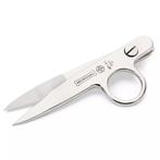 Mundial Eenringschaar – Ergonomisch – Nikkelgecoat – 1, Hobby en Vrije tijd, Borduren en Borduurmachines, Ophalen of Verzenden