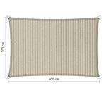 Premium schaduwdoek 2x4m rechthoek waterdoorlatend Sahar..., Nieuw