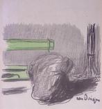 Winter - Litho Kees van Dongen (lijst optie, lithos), Antiek en Kunst, Kunst | Litho's en Zeefdrukken, Verzenden