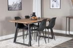 Eetkamerstoel - Engel - Zwart - Kunststof - Jörn, Huis en Inrichting, Stoelen, Verzenden, Nieuw