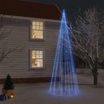 vidaXL Kerstboom met grondpin 732 LEDs blauw 500 cm, Diversen, Kerst, Verzenden, Nieuw