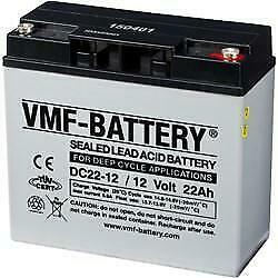 VMF AGM Accu Deep Cycle 12V 22Ah 181x77x167x167, Auto-onderdelen, Accu's en Toebehoren, Verzenden