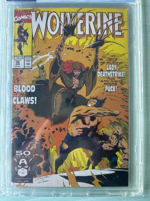 Wolverine (Vol. 2) #35 - EGC 9.4 - Blood Sand and Claws! - 1, Boeken, Strips | Comics