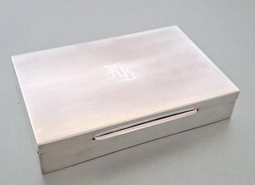 Lutz & Weiss, Pforzheim - Sigarendoos - .925 zilver, Antiek en Kunst, Antiek | Goud en Zilver